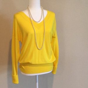 CAbi Bow Tie Neck Sweater